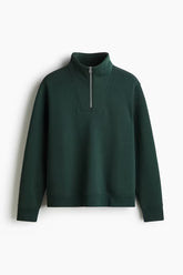 REGULAR FIT HALF-ZIP SWEATSHIRT